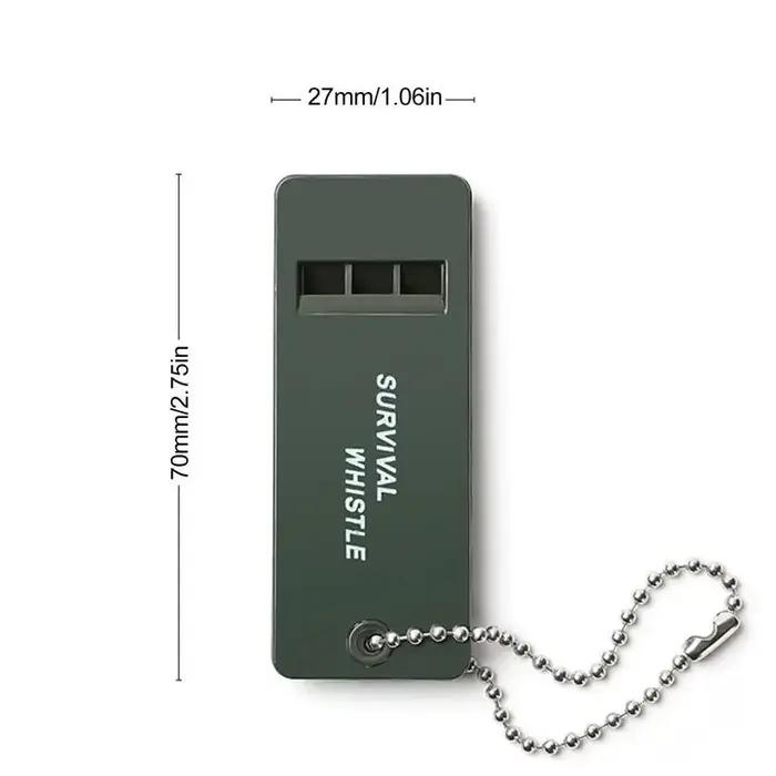 Sifflet de survie à trois fréquences pour randonnée camping chasse activités de plein air