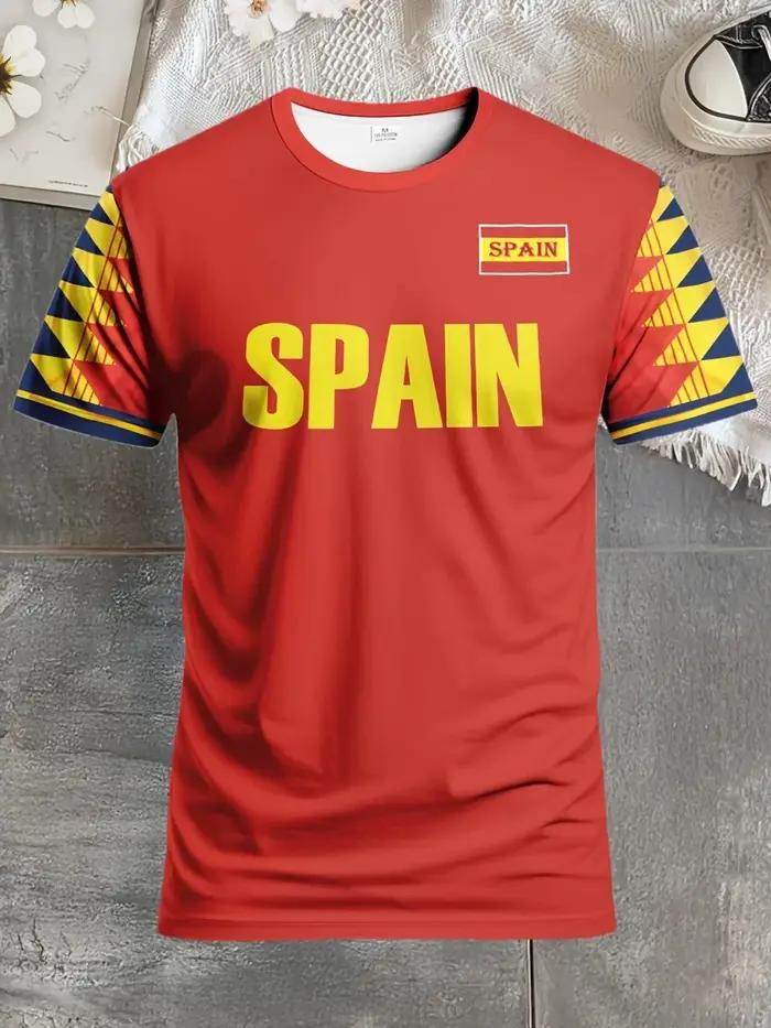 Maillots de football d'été 2026 Espagne pour hommes – T-shirts classiques à manches courtes God Spain