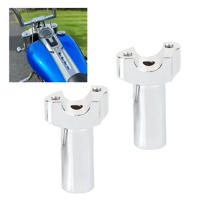 Rehausseurs de guidon droits de moto, base en aluminium, Softail ocia Street Bob Sportster, 3.5 po