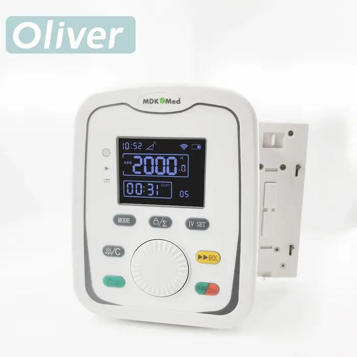 Pompe à perfusion IV à double usage (humain et vétérinaire) MI22, équipement de perfusion portable précis avec écran LCD et rappel en temps réel
