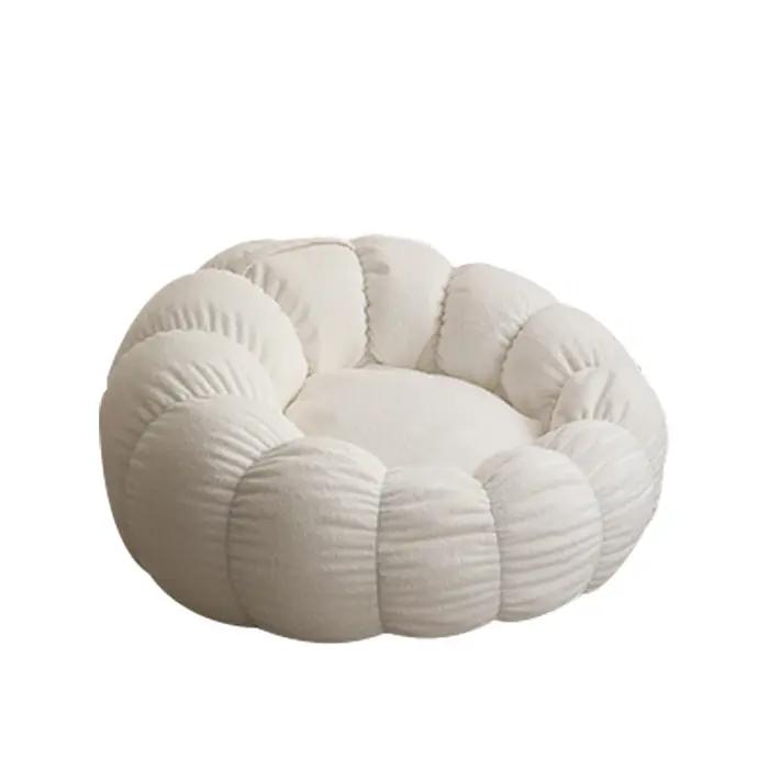 Canapé paresseux avec tabouret pour chambre à coucher, chaise de balcon, canapé de loisirs, canapé d