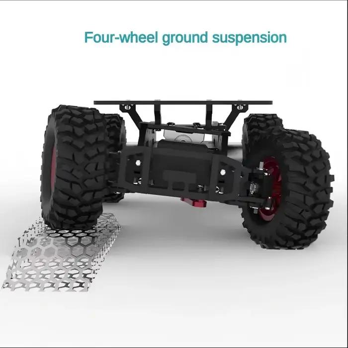 Châssis RC Ackerman avec moteur Robot voiture prenant en charge le système ROS et caméra de Sport pour Raspberry pour