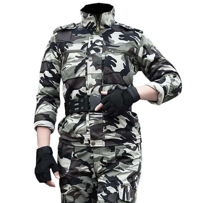 Salopette homme en polyester camouflage style safari ensemble extérieur printemps été occassions spéciales