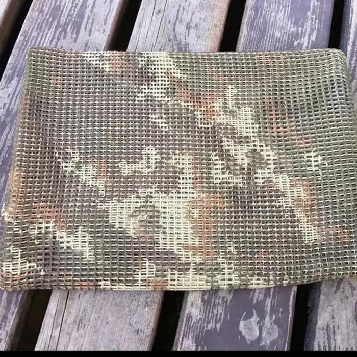 Écharpe en maille de camouflage voile de sniper