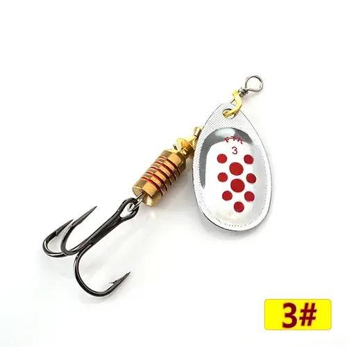 Leurs FTK Spinner Bait Appat Tournant Pour La Peche Du Brochet En Eau Douce Occasions Speciales
