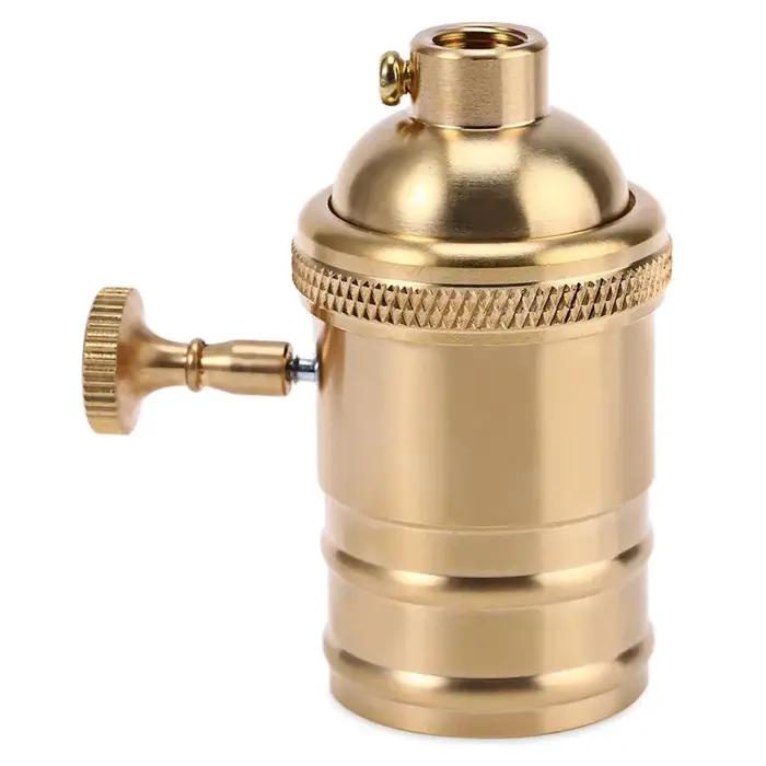 GANRILAND Culot de lampe E27 en cuivre