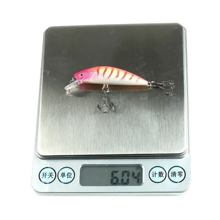 Appât biomimétique à pointe de lance coulante 5.5 cm/6g leurres de pêche en mer lumineux à longue portée appâts durs