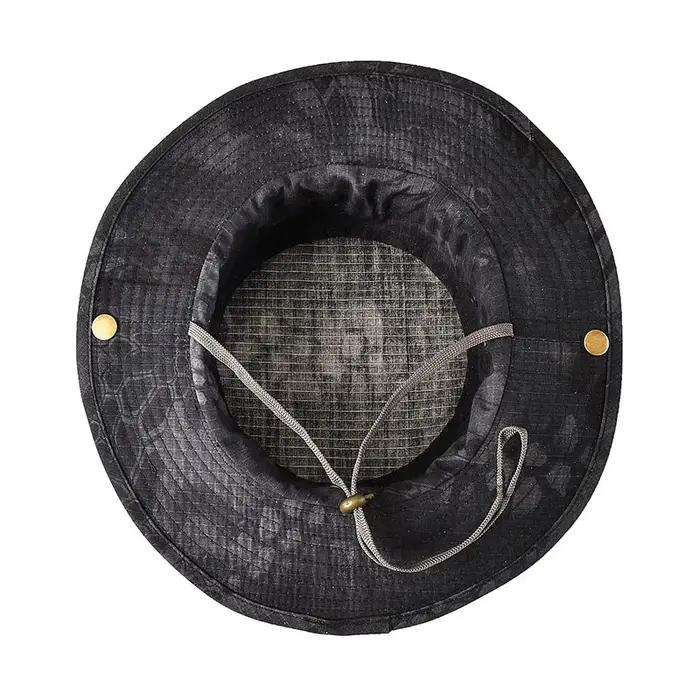 Chapeau d'extérieur épais de qualité supérieure, chapeau Boonie, casquettes de chasse et de camping, chapeau de poisson Suffolk, 23 couleurs, E27, A0E056