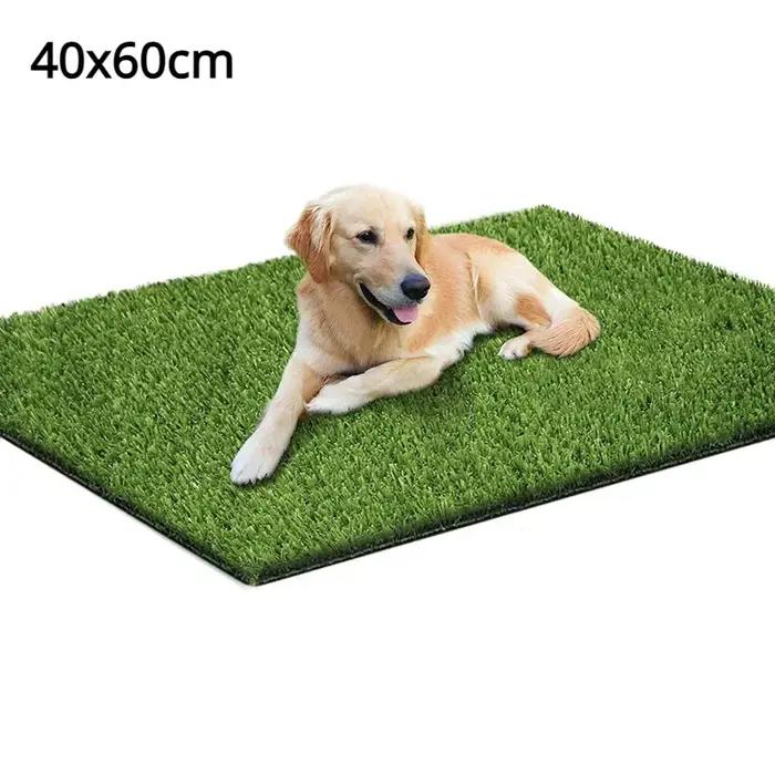 Tapis d'entraînement à la propreté lavable pour chien, simulation d'herbe, tapis pour animaux de com