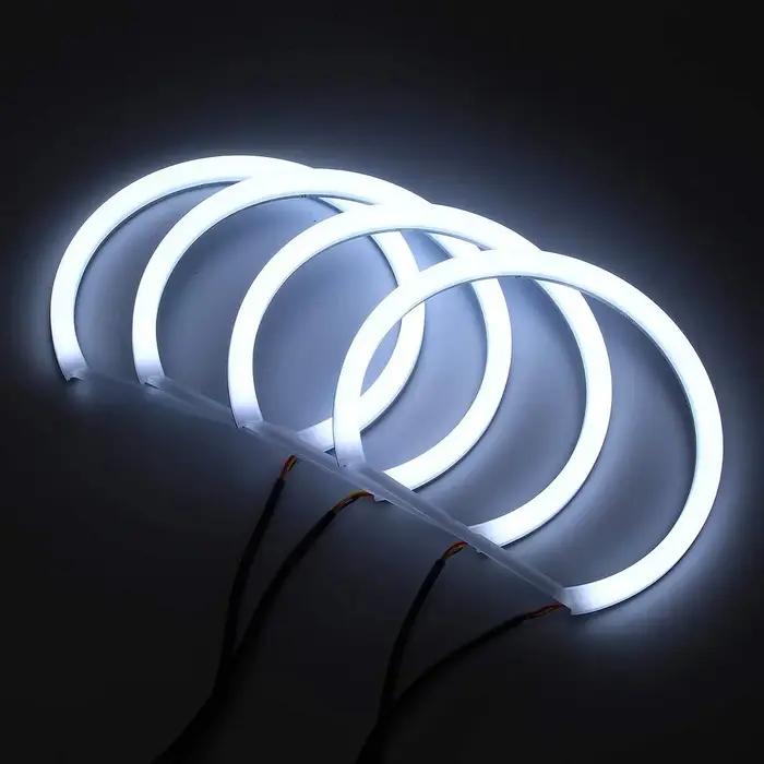 Anneau Halo Angel Eye DRL pour BMW E36, E38, E39, E46, lumières de voiture en coton, ambre blanc cla