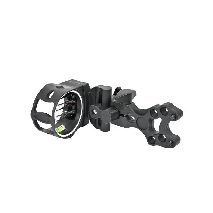 Dispositif de visée pour arc composite réglable en fibre optique noir à offrir pour tir à l'arc et chasse occasions spéciales