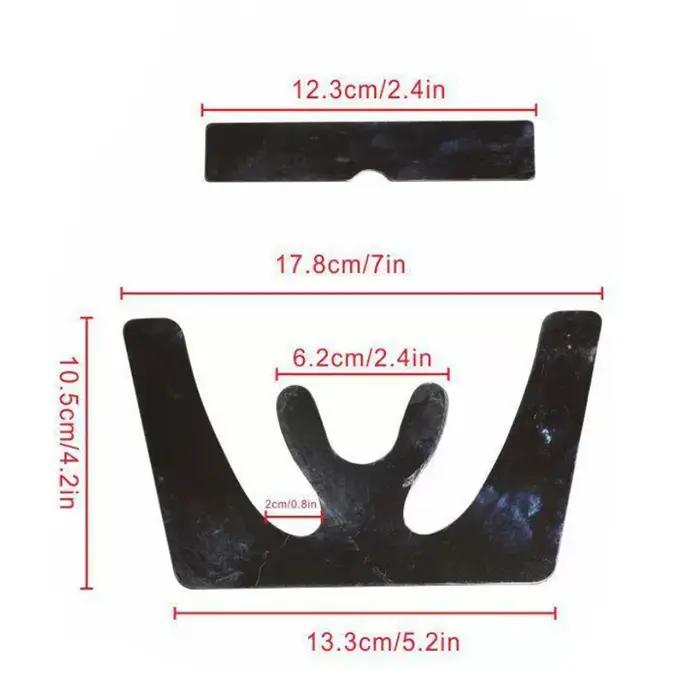 Matériau de plaque d'avion de mâchoire dentaire en acier inoxydable, moulage maxillaire Occlusal den