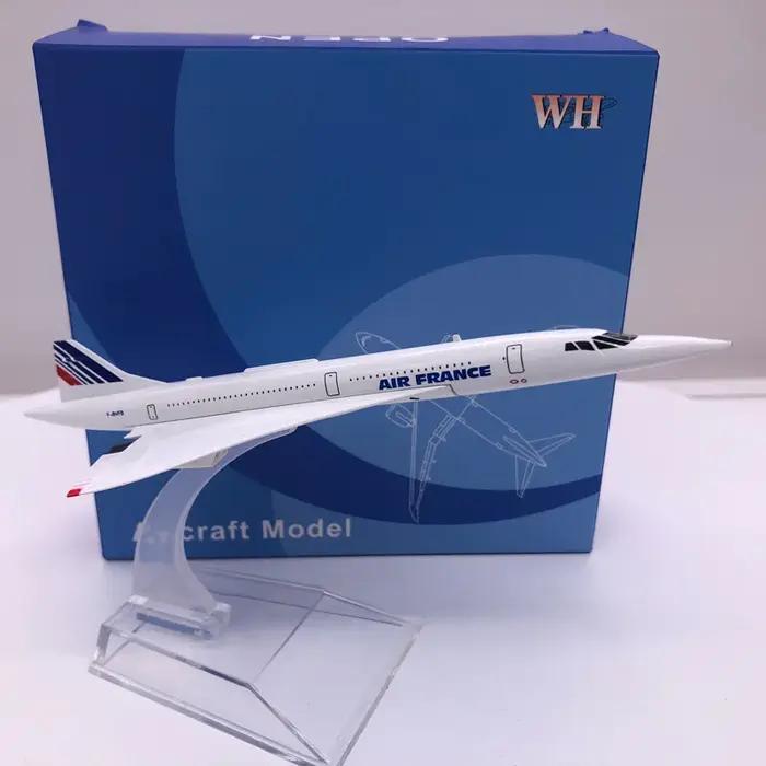 1: 400 Concorde Air France British Airways modèle d'avion supersonique en alliage métallique moulé sous pression