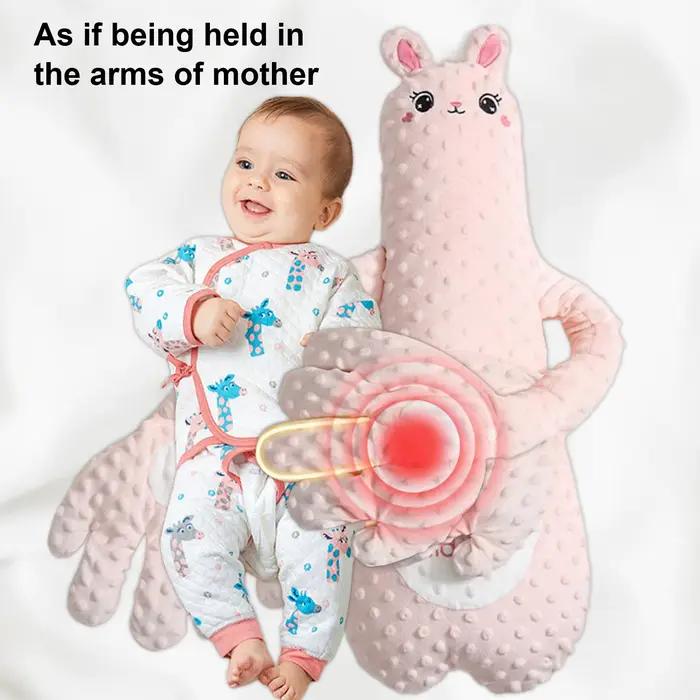 Jouet de sommeil pour bébé, coussin interactif en forme d'animal en peluche avec 3 modes réglables,