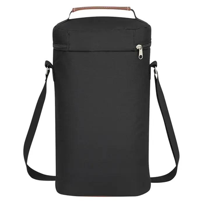 Sac isotherme pour bouteille de vin isotherme souple, bouteille thermique à 2 clics, sac d'extérieur
