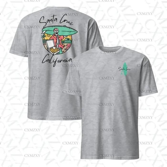 T-shirt Santa Cruz à manches courtes, haut de gamme, luxe, pour hommes et femmes, Y2k
