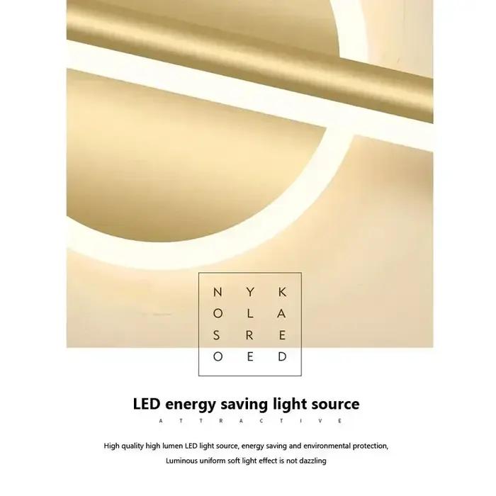 Lampe de miroir LED moderne 40/55cm applique murale salle de bains toilette noir or longue bande lum