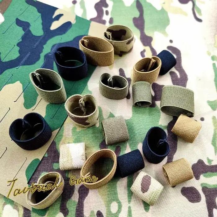 5 pièces élastiques maintien ceinture tactique 20-50mm camping rangement accessoire extérieur