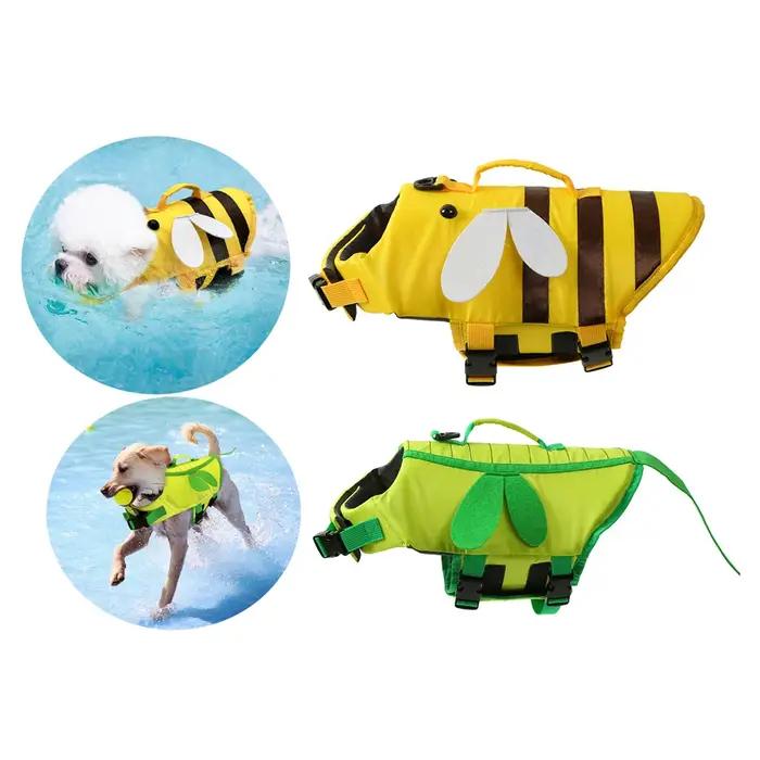 Gilet de sauvetage pour animaux de compagnie avec poignée de sauvetage