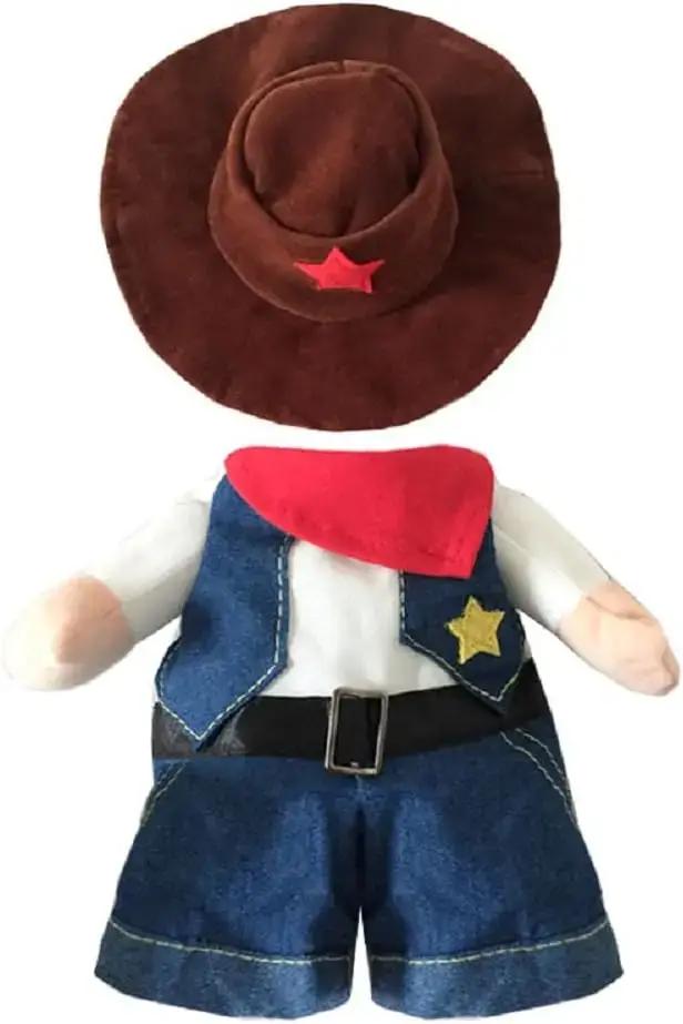 Costume d'halloween drôle pour chien et chat, vêtements de Cowboy pour chien, Costumes pour petits c