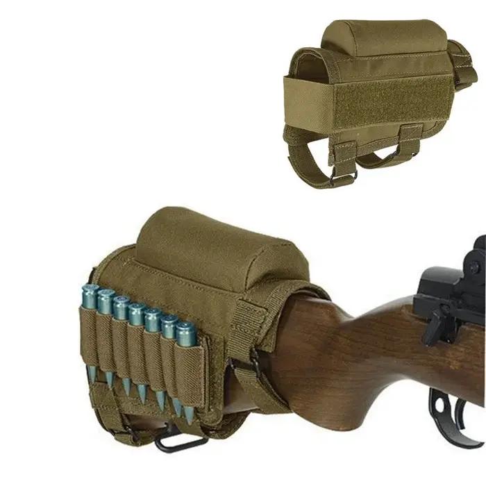 Repose-joue tactique pour fusil avec pochette pour munitions