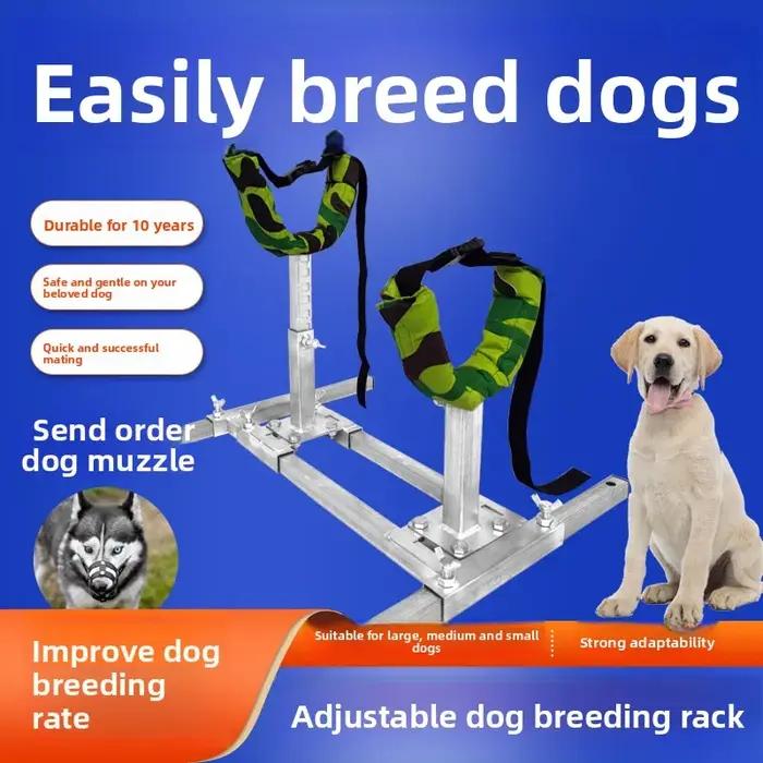 Support d'élevage universel robuste pour chiens – Équipement de reproduction pour chiens de petite, moyenne et grande taille, support de reproduction fixe pour femelles