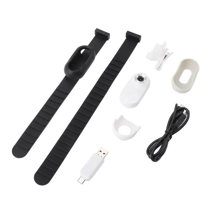 Caméra de collier d'action pour animaux de compagnie 170° avec support de carte mémoire rechargeable par USB pour chiens et chats occasions spéciales