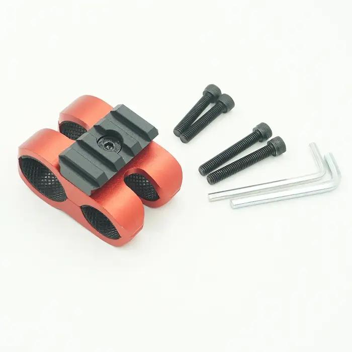 Pince de fixation pour tube de chargeur de fusil de chasse, calibre 12, 870 pour Mossberg 940 JM Pro, 590, SPX 930, Beretta 1301 A300, avec rail pour lampe torche