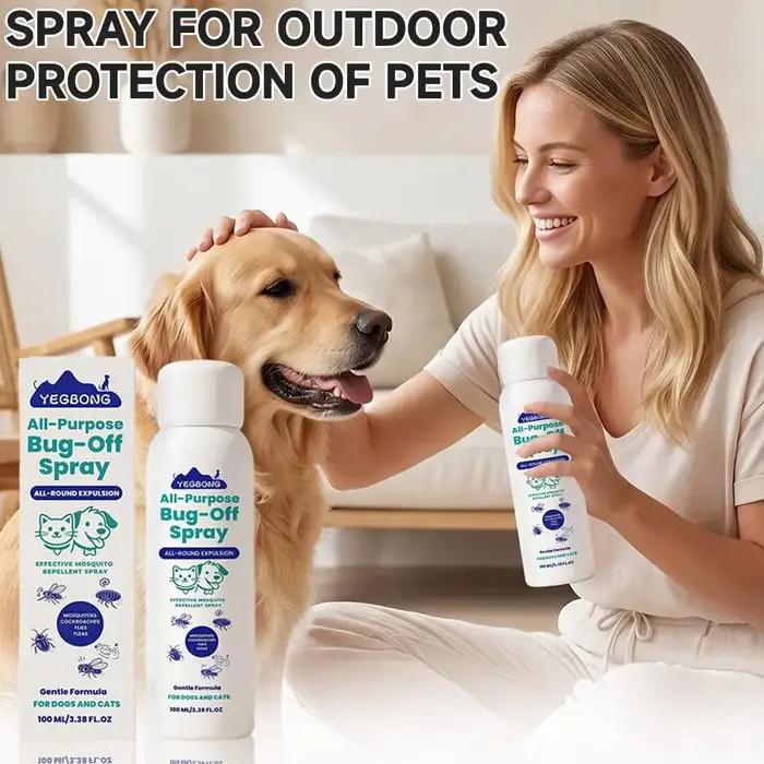 Spray répulsif anti-insectes pour animaux de compagnie