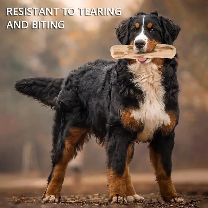 Jouet en bois de café naturel pour chiens résistant aux morsures soulageant l'anxiété pour jouer à l'intérieur et à l'extérieur occasions spéciales pour chiens de toutes tailles