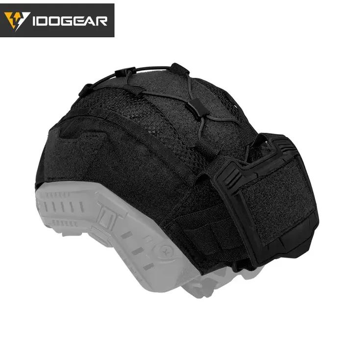 Couvre-casque IDOGEAR chasse maritime avec poche batterie NVG - Accessoire tactique 3812