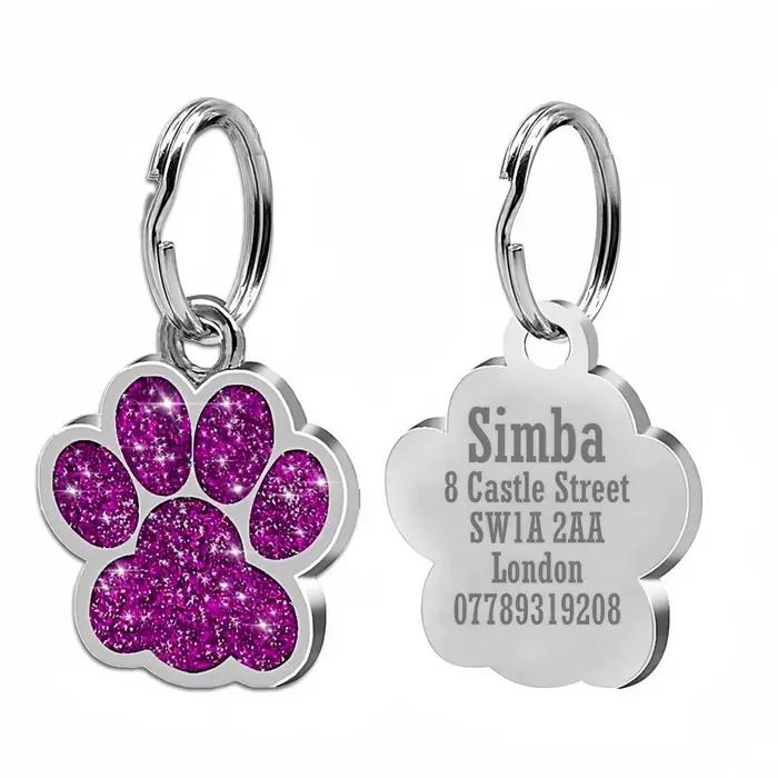 Étiquettes de plaque personnalisées gratuites pour chien et chat
