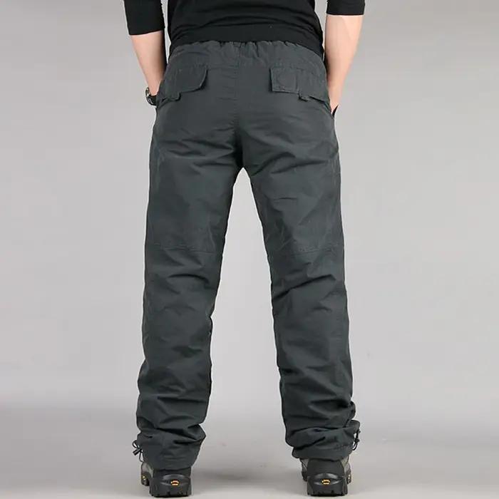 Pantalon d'hiver polaire militaire 4XL - Chasse thermique coupe-vent jogger cargo homme