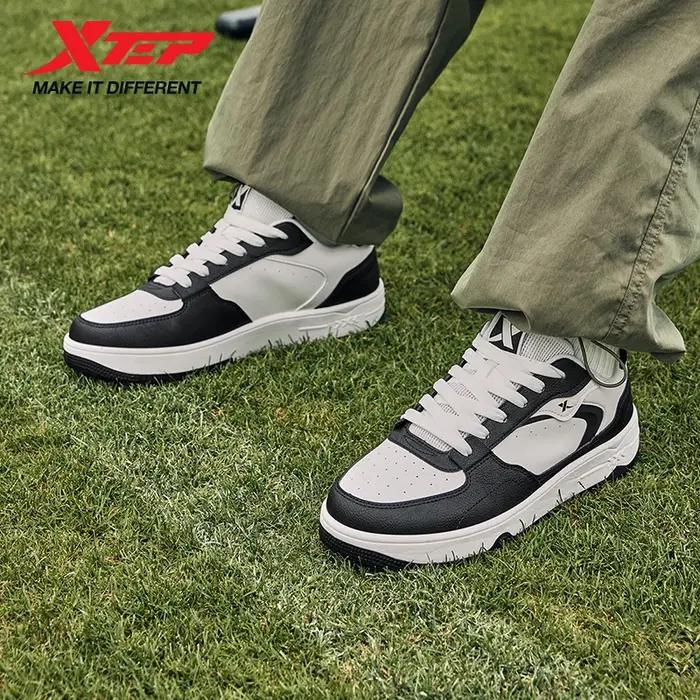 Xtep Mumbai chaussures de skateboard pour hommes 2025 printemps nouvelle mode à lacets confortable r