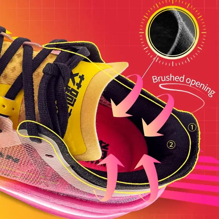 IRUNSVAN chaussures de Marathon professionnelles hommes Nylon fibre de carbone respirant Ultra léger