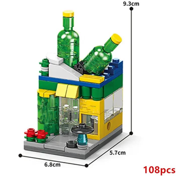 NOUVEAU Kit de Blocs de Construction Modèle de Jouet en Briques : Restaurant