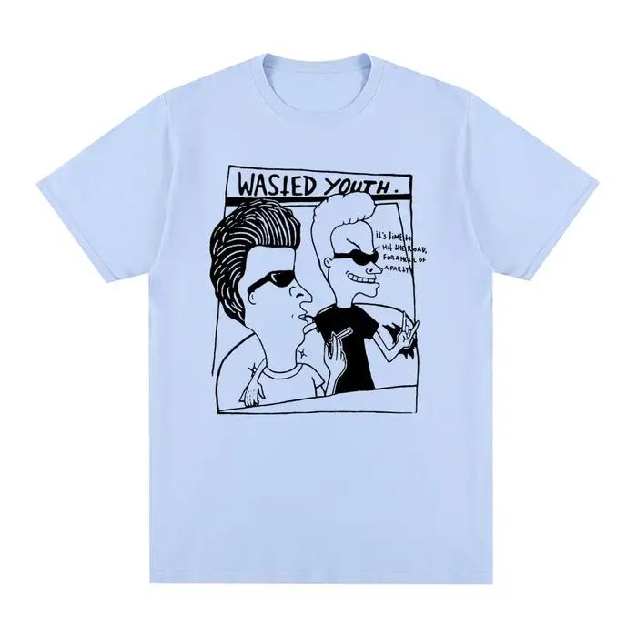 Beavis Butthead Vintage T-shirt unisexe nouvelle mode coton hommes
