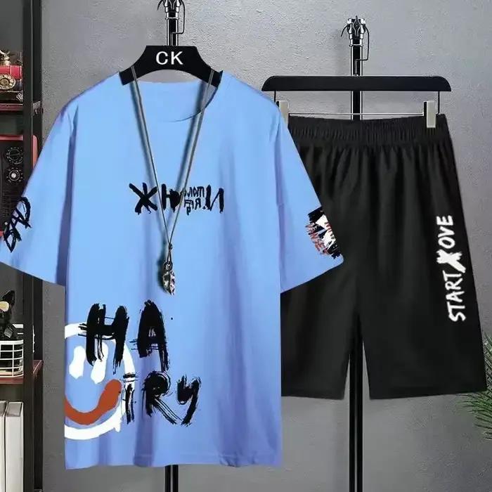 Ensembles pour Hommes Été 2026 – Tenues Décontractées T-shirt + Short – Ensemble de Basketball Tenda