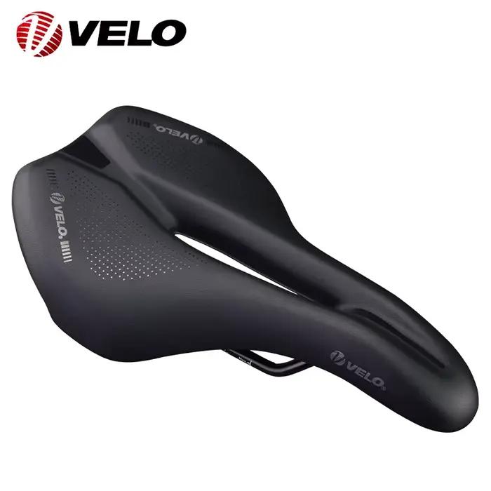 Selle de vélo VELO VL-3543 confortable absorption des chocs creux respirant légère pour VTT et vélos de route occasions spéciales