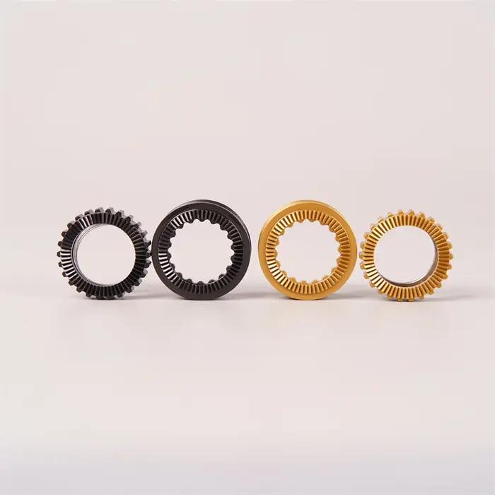 Kit de cliquet étoilé fileté EXP60T : moyeu extérieur de cliquet noir/doré à 60 dents, compatible av