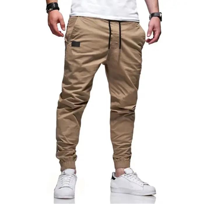 Pantalon de sport homme multi-poches 2025 - Sweatpants cargo pour entraînement et style urbain