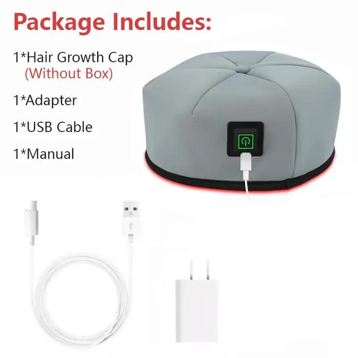 Dispositif de capuchon de thérapie à la lumière rouge, casque LED proche infrarouge pour le traiteme