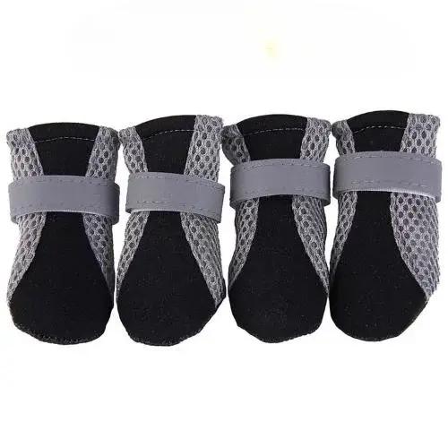 Chaussures pour chien de compagnie chiot extérieur fond souple pour chat Chihuahua bottes de pluie b