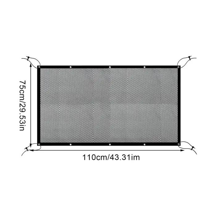 Barrière de sécurité pour animaux de compagnie et enfants pour la protection du siège arrière – Filet de séparation pour véhicule – Accessoires de voyage sécurisés pour la conduite