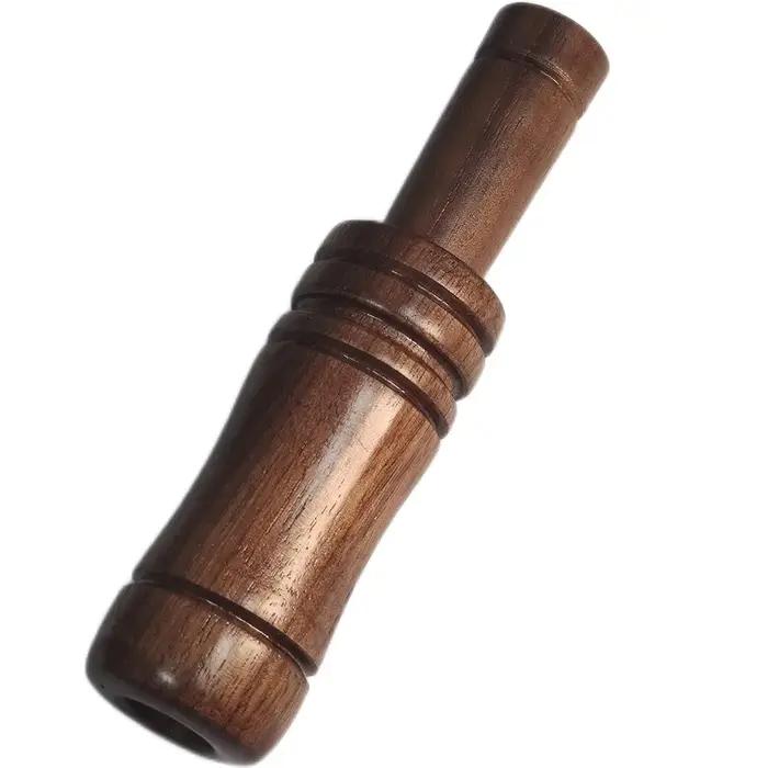 Sifflet de Chasse Leurre en Bois YTYIN Appel d'Oiseau Canard Chêne Brun Accessoire de Chasse pour Amateurs de Nature Occasions Spéciales