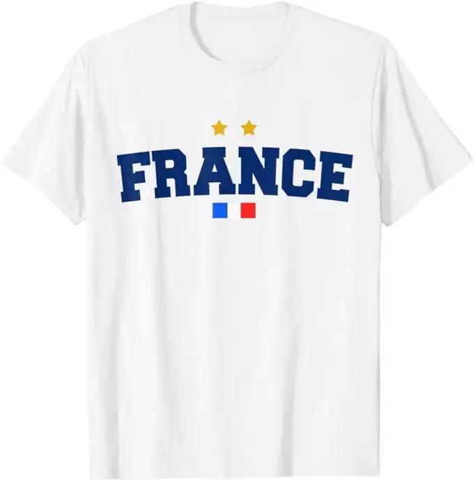 Maillot de football France Feel, T-shirt de fierté française, Vêtements de football deux étoiles, Tr
