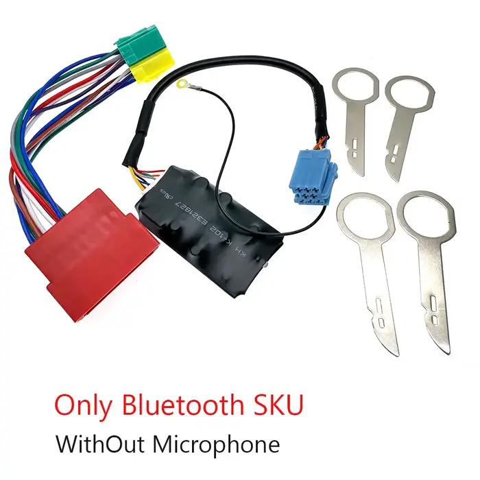Voiture Bluetooth 5.0 AUX Mains Libres 8 Broches Adaptateur A2DP Musique Audio Câble Pour Audi A3 8L
