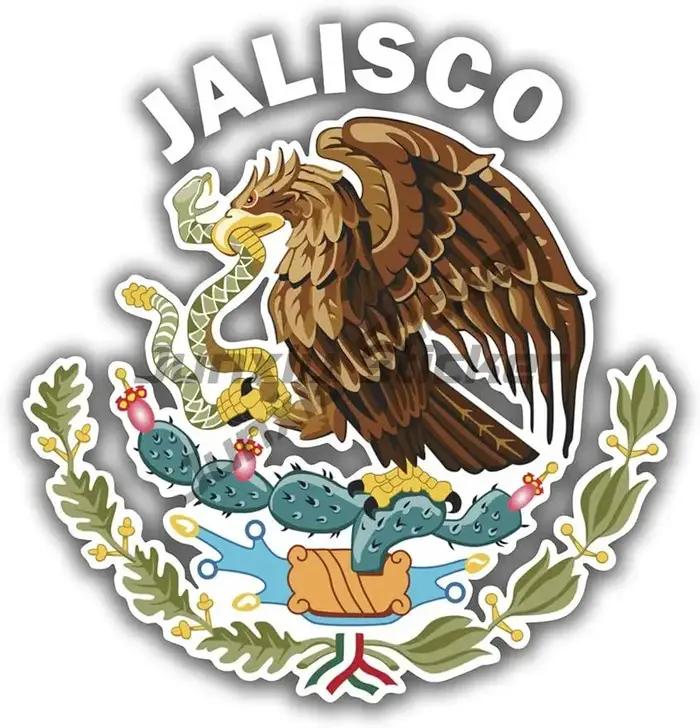Autocollant blason mexicain, Code de pays ovale du mexique, autocollant MEX MX protégé contre les UV, drapeau Vintage de la ville mexicain, accessoires de voiture