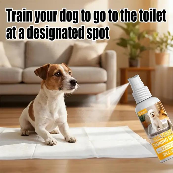 Spray d'apprentissage de la propreté pour chiens