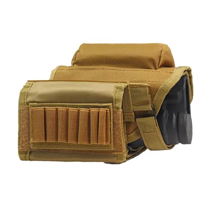 Repose-joue tactique pour fusil avec pochette pour munitions